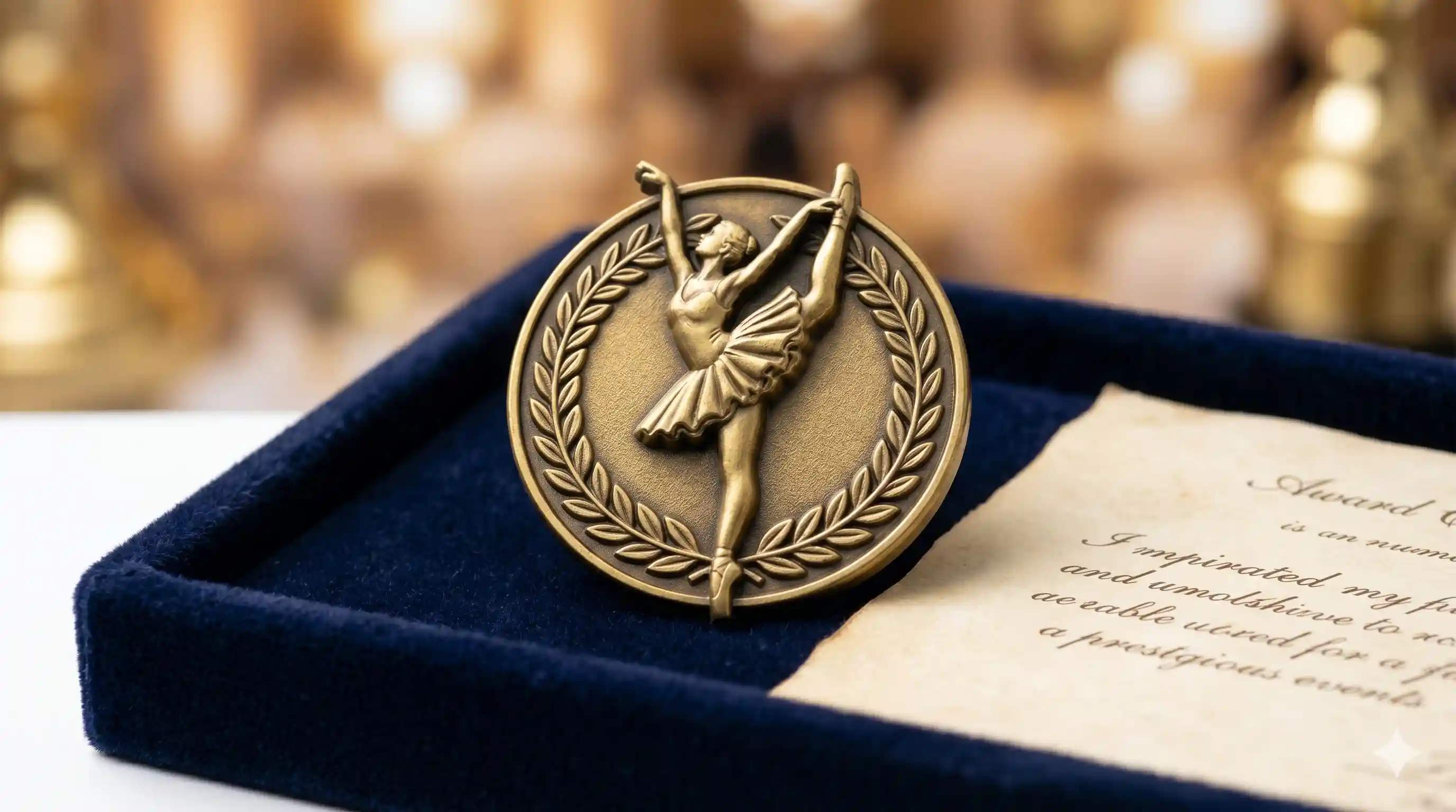 Custom 3D sculpted dance pin — zinc alloy multi-layer relief collector pin